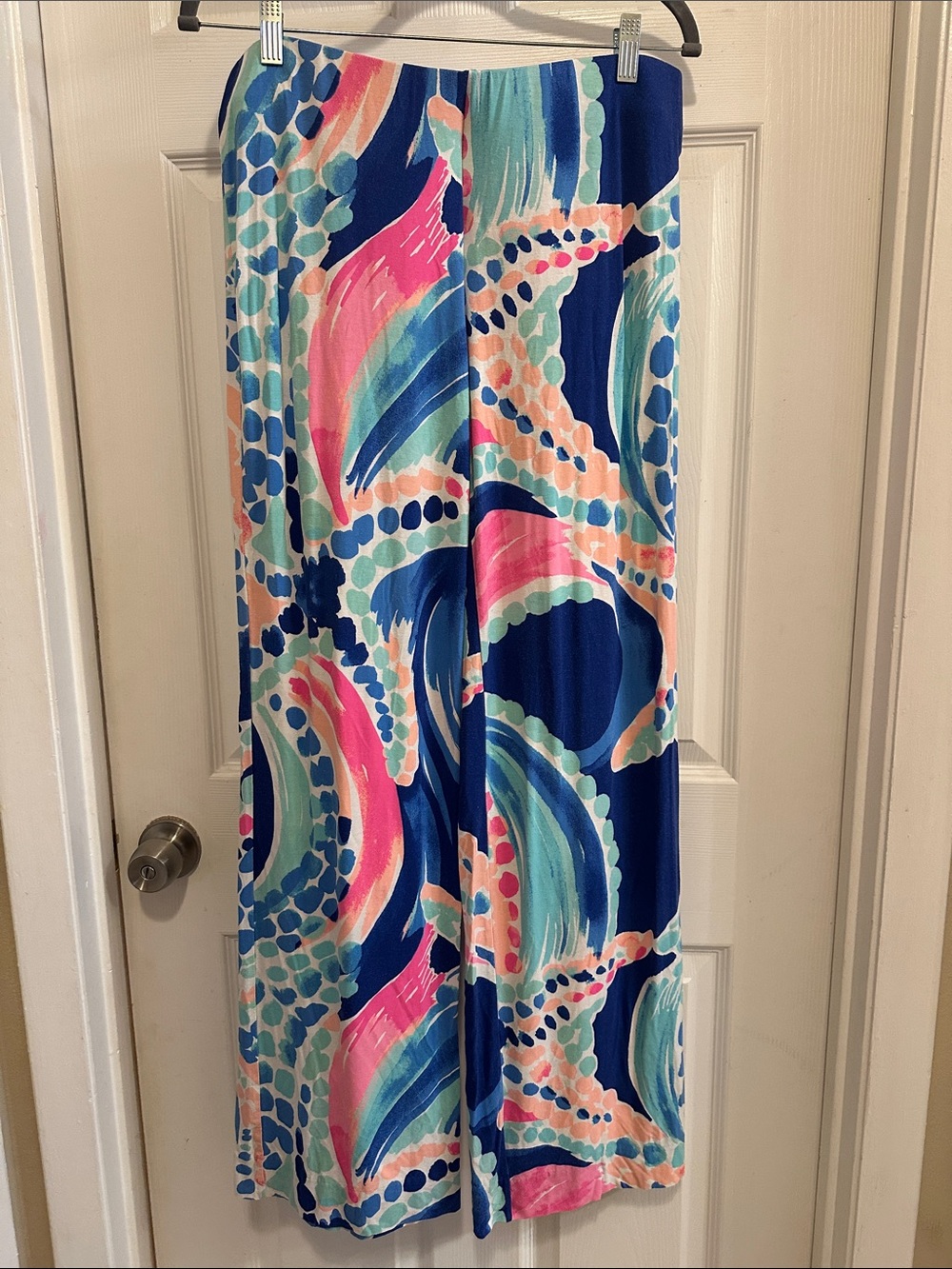 Lilly Pulitzer Multicolor Straight-Leg Pants - Blue, Pink, Mint